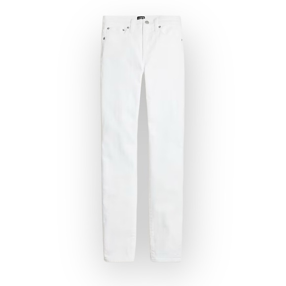 J. Crew Mid-Rise Skinny Jeans in Signature Stretch White Size 29 - Picture 12 of 12